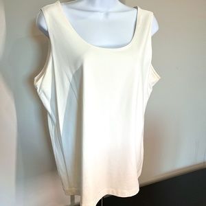 Chico's size 3 off white tank top